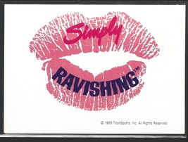 1990 Wwf Classic Ravishing Rick Rude Logo #141 Wwe Wcw Tna Nxt Aew Hof - £2.33 GBP