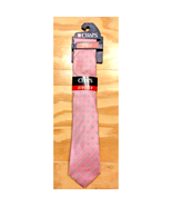 Chaps Mens Stretch Summer Pink Bay Flower Tie New Kohl&#39;s Retail $42 Silk... - $22.91 CAD