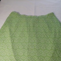 George Me by Mark Eisen Women's Green Paisley Back Zip A-Line Flared Skirt 22W image 5