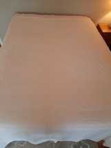 Simply Shabby Chic ~ King Flat Pink Sheet with Embroidered Scalloped Top Border - £58.68 GBP