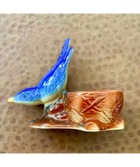Vintage Novelty Bluebird on a Basket Planter - $18.00