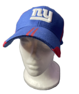 NY Giants Hat Team Apparel Adjustable NFL Blue Red Unisex Cap Football  - £6.99 GBP