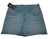Rock &amp; Republic Denim Rx Fever Pull-On Shorts Mid Rise Ultra Slim Womens... - $23.71