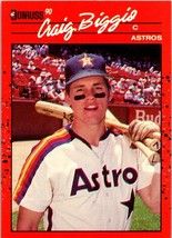 1990 Donruss Craig Biggio #306 INC NO DOT Houston Astros - $4.94