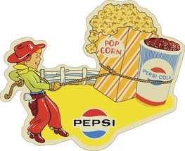 PEPSI / Snacks Laser Cut Metal Advertising Sign - $69.25