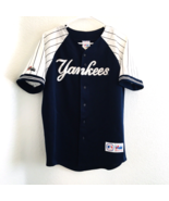 VTG Majestic New York Yankees #2 Derek Jeter Jersey Pinstripe Sleeves XL... - $1,615.43 MXN