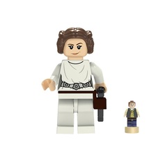 Star Wars Princess Leia with Nanofig Han Solo Minifigures Accessories - £3.17 GBP