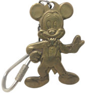 VTG Disney By Monogram Products Mickey Mouse Bronze Keychain - £27.14 GBP