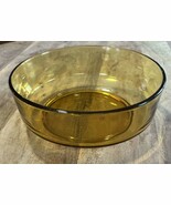 VINTAGE 1960s Italian BORMIOLI amber glass serving bowl - €20,71 EUR