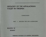 Geology of the Appalachian Valley Virginia Part 1: Geologic Text &amp; Illus... - £25.75 GBP
