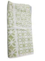 Martha Stewart Collection Tile Patchwork 16" X 28" Spa Hand Towel-Aloe T4103753 - $12.82