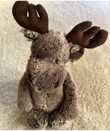 Jellycat London Brown Fleece Plush Moose Beanie Bottom 13&quot; - €16,81 EUR