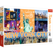 1000 Piece Jigsaw Puzzles, New York City Art, Puzzle of NYC with Neon, Puzzles - €32,34 EUR