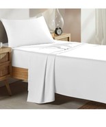 California Design Den Twin XL 100% Long Staple Cotton Sheet Set 600 Thre... - £29.41 GBP