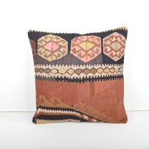 kilim pillow  kilim Cushion Cover Ethnic Anatolian Kilim Pillow 40x4cm 16x16inch - $49.00