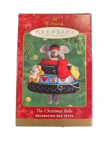 Hallmark Ornament THE CHRISTMAS BELLE Mouse with Cookie & Cheese New in Box 2000 - £6.01 GBP