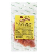Enjoy Li Hing Lychee Sour Belts 2.5 Oz (Pack Of 2) - €19,55 EUR