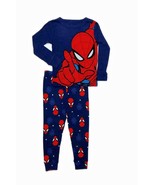 Spider-man Toddler Boy's Marvel Avengers Superhero Blue Cotton Pajama Set - $19.99