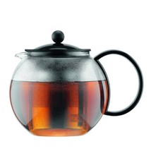 Bodum Assam Medium Tea Press with Plastic Filter, Black, 1.0 l, 34 oz. - $49.24