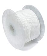 KingCord 644881 Nylon Diamond Braid Starter Cord Rope 9/64&quot; x 200&#39;, White - $725.27 MXN