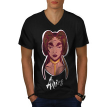 Aries Zodiac Fashion Shirt  Men V-Neck T-shirt - $12.99