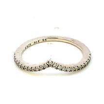 Pandora Vintage Sterling Silver Authentic Sparkling Wishbone Ring Signed Ale 925 - £34.95 GBP