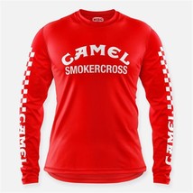 Camel Smokercross motocross enduro trial MTB downhill MX jersey red long sleeve - £28.52 GBP
