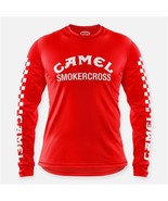 Camel Smokercross motocross enduro trial MTB downhill MX jersey red long... - $36.00