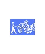 3D Lenticular Original Luggage Tags, Gears Blue, 3.5 x 2.5 Inches - $15.22 CAD+