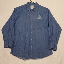Ducks Unlimited Men&#39;s Shirt Size 2XL XXL Long Sleeve Denim Casual - $23.87