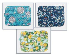 Vera Bradley 13&quot; Tablet Laptop Sleeve Choice Color Travel School Zip Clo... - $24.99