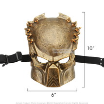 Predator Alien Mask Hunter Warrior Scifi Action Movie Comic Cosplay Bron... - $26.98