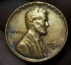 1960-D Lincoln Cent.. Free Shipping - £5.53 GBP