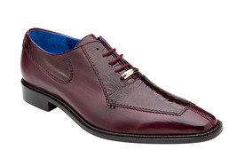 Belvedere Men&#39;s Dress Formal Shoes Biagio Ostrich Leg Antique Burgundy B13 - £398.80 GBP