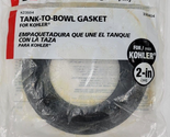 Keeney Tank-To-Bowl Gasket for Crane 4.44&quot; Black Rubber K23544 Toilet - $7.50