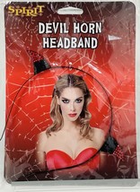 Spirit Halloween/Cosplay Accessory Red Devil Horn Headband, Adult One Size - £6.26 GBP