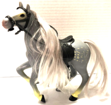 Gray 2008 Lanard Appaloosa 7 1/4&quot; Horse with Bridle and Saddle Figure - $20.33 CAD