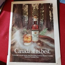 RARE 1972 Vintage Print Ad Canada at its Best Canadian Mist 1972 Advertisement - £7.71 GBP