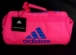 ADIDAS Diablo Small II Duffel Gym Bag/Travel Bag Pink Blue New - £29.23 GBP