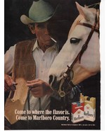 Marlboro Vintage Print Ad April 1971 Popular Science - $3.99