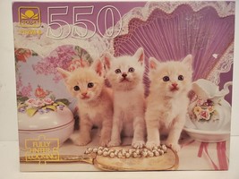 Golden Blue-Eyed Beauties 500 Piece 1994 Jigsaw Puzzle 18&quot; x 14&quot; Age 10 ... - £15.97 GBP