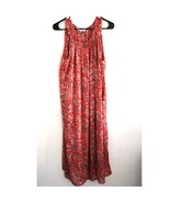 Oscar de la Renta Ruffle Neck Sleeveless Polyester Nightgown Sleep Dress - $20.00