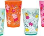 Peppa Pig Nesting Tumbler Set for At Home, 14.5oz Non-BPA Plastic Cups, ... - £15.69 GBP