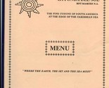 La Fonda Del Sol Menu Caravanserah at Maho Bay Sint Maarten Netherland A... - $17.82