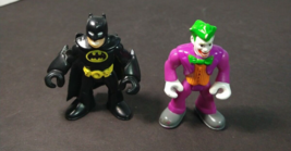 Toy Hasbro Fisher Price Imaginext Batman &amp;Joker 2.75” Figure Cape, Black... - £7.96 GBP