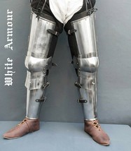 Medieval Greek Full Leg Guard Lerp Sac Christmas Costume Armor Replica  - £147.69 GBP