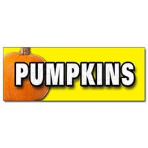 36&quot; Pumpkins Decal Sticker Pumpkin Patch Halloween - £33.94 GBP