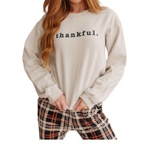 123 Amore thankful pullover sweater in White - size S - £24.15 GBP