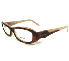 Miu Miu Eyeglasses Frames  VMU20F 7N7-1O1 Brown Tortoise Cat Eye 51-14-135 - $130.68