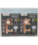 Lot Of 2  Complete Home Contactless Safe Keys Includes Spring Retractor - $290.88 MXN